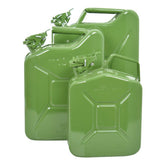 Carpoint brandstofjerrycan, 20 liter, groen metaal, UN-goedgekeurd