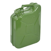 Carpoint brandstofjerrycan, 10 liter, groen metaal, UN-goedgekeurd