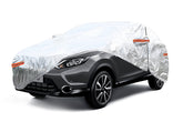 Zilverkleurige reflecterende aluminium autohoes voor SUV en VAN