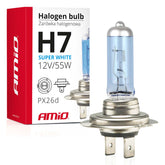 H7 Super White halogeenlamp met UV-filter