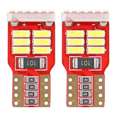Witte W5W T10 LED-lampen met 18 stuks 4014-diodes