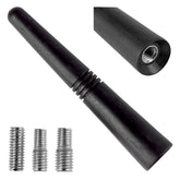 Compacte autoantenne van 9 cm met drie adapters