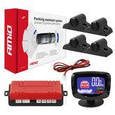 Parkeersysteem met LED-GRAF-display en zwarte TRUCK-sensoren