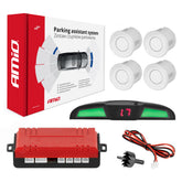 Parkeerhulp met LED COB-display en witte sensoren