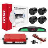 Parkeersensor met zwart LED-COB-display en 18 mm sensoren