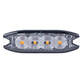 LED-waarschuwingslamp met 4 LED's, vooraanzicht