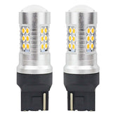 LED-lamp CANBUS T20 7440 WY21W met amberkleurig licht