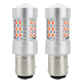 Rode LED-lamp met 1157 BAY15D-fitting