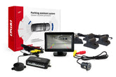 Parkeerhulp met 4,3 inch display, camera en vier sensoren