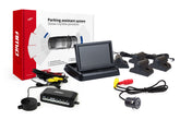 Parkeersysteem met 4,3 inch TFT-display en vier sensoren