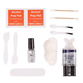 Reparatieset voor lichtmetalen velgen met reparatielijm en accessoires