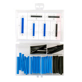 Set met 36 krimpkousen in blauw en zwart