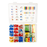 Set met kabelschoenen en krimpkousen in kunststof organizer