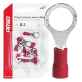 Ringkabelschoenen RV 1,25-8 set van 10 stuks.