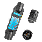 Tester voor trailerstekkers en contactdozen met 7- en 13-polige adapters