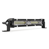 Slanke LED-werklamp van 18 cm met spotlicht