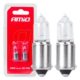 Halogeenlampen H6W BAX9S 12 V 6 W, 2 stuks.