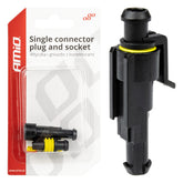 1-polige Superseal stekker- en contactset