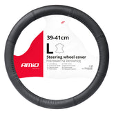 Stuurwielhoes van echt leer voor sturen van 39-41 cm