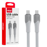 USB-C til USB-C-kabel på 200 cm