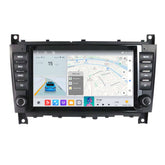 Mercedes-Benz W203 e.a. - 8" radio met Apple CarPlay en Android Auto – Carmediaeurope.com