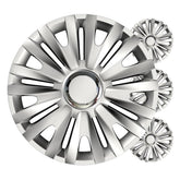 Royal wieldoppen in zilver voor 14 inch stalen velgen