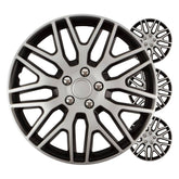 Dakar wieldoppen 16 inch in zwart en zilver