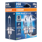 Osram H4 halogeenlampen Cool Blue NEXT GEN 5000K, 2 stuks.