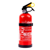 ABC-poederblusser 1 kg met manometer en muurbeugel
