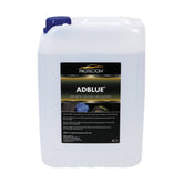 Protecton AdBlue 5 liter container with label detailing specifications and usage for diesel vehicles.