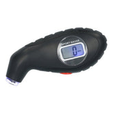 Carpoint Digital Dæktryksmåler med LCD-display, måler dæktryk i BAR, PSI, kPa, kg/cm².