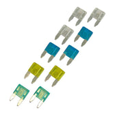 Carpoint mini steekzekeringen, assorti 15-30 A, 10 stuks
