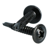 Carpoint zelftappende schroeven, zwart, Ø 4 mm, 25 mm, 100 stuks.