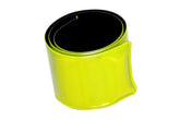 Gele zelfsluitende reflectiearmband