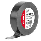 Zwarte tape 18 mm x 20 m