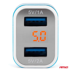 USB-autolader met twee USB-poorten
