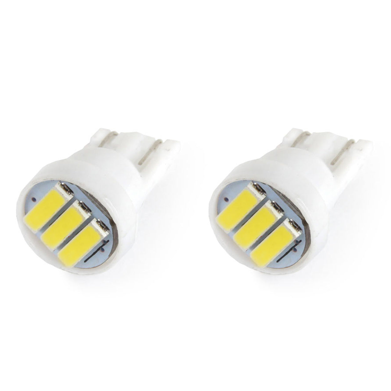LED-pære T10 W5W set fra siden