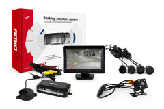 Parkeerhulpsysteem met vier sensoren en TFT-display