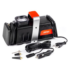 12 V/230 V autocompressor met manometer