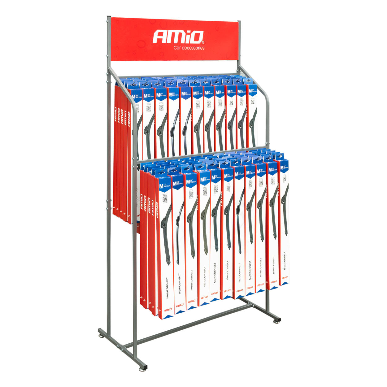 Display voor ruitenwissers met 22 haken
