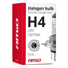 H4-halogeenlamp 24 V met UV-filter