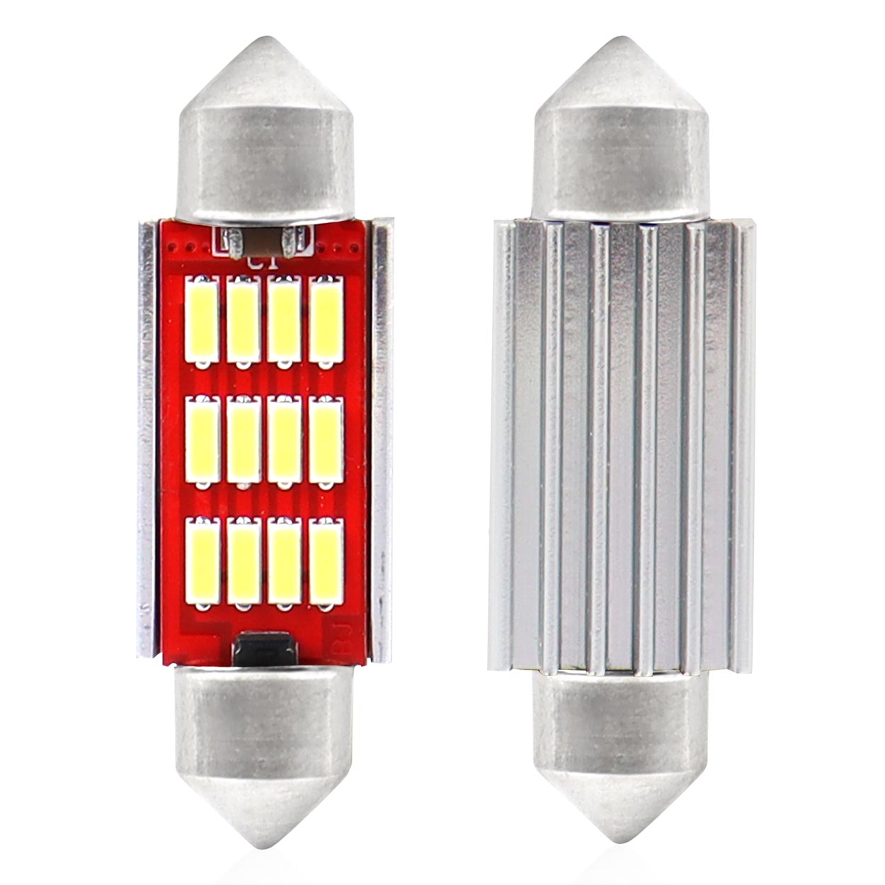 LED-festoonpære 39 mm med CANBUS og 12 SMD-LED’er