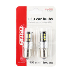 LED-pære 1156 BA15S til 12/24 V