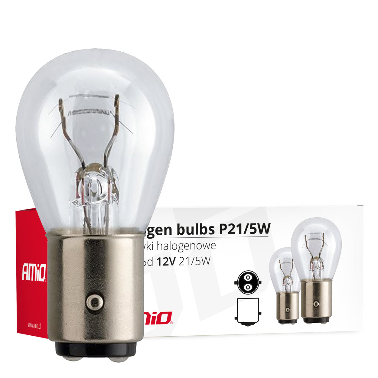 Halogeenlampen P21/5W BAY15D 12 V en 21/5 W