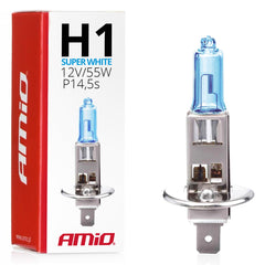 Blauwe H1-halogeenlamp 12 V 55 W Super White