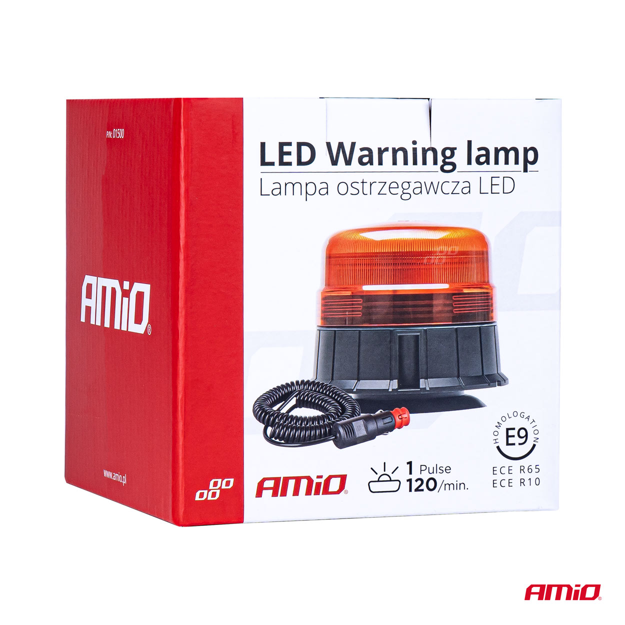 LED-waarschuwingslamp WAR11M met aansluiting