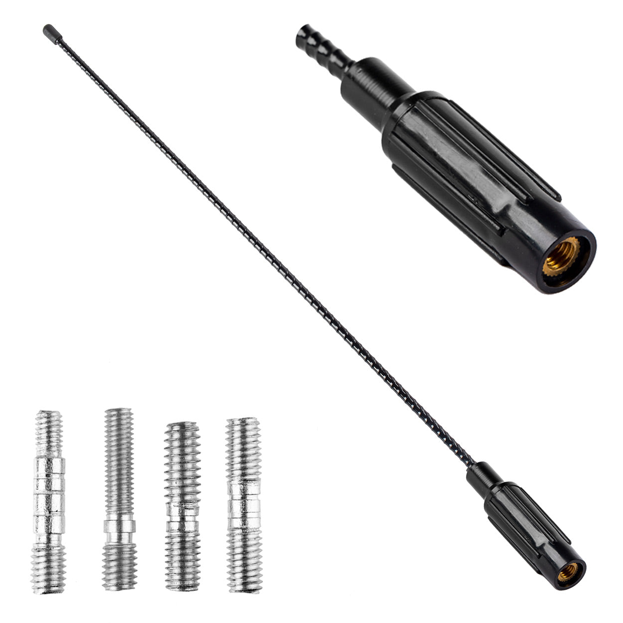 Autoantenne van 41 cm met vier adapters
