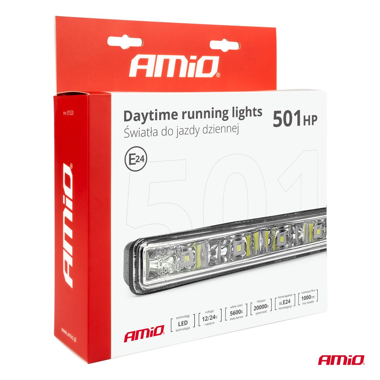 Set met twee DRL 501HP dagrijlichten