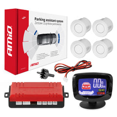 Parkeerhulp LED-GRAF met vier witte sensoren