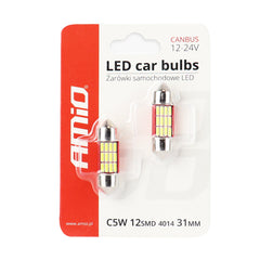 LED CANBUS festoonpære til 12/24 V